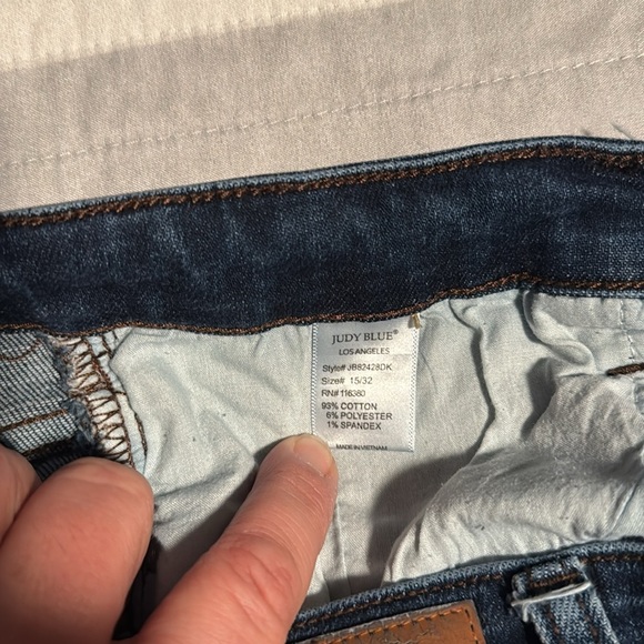 Judy Blue Slim Fit Dark Wash Women's Jeans Denim 15/32 Style # JB82428DK - Picture 9 of 10